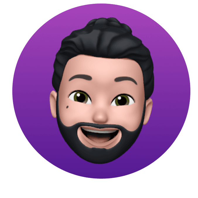 Memoji used as a pin marker on the map to mark my location